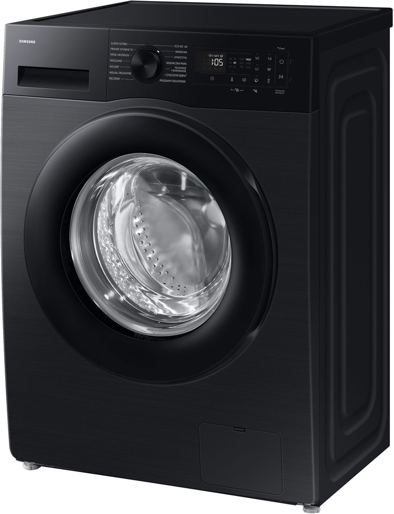 Samsung WW90DG5G34ABLE fekete, elöltöltős, keskeny, max.1400ford., 9 kg, mosógép