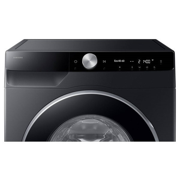 Samsung WW90DG6U25LBU4 fekete, elöltöltős, max.1400ford., 9 kg, mosógép (Újszerű)