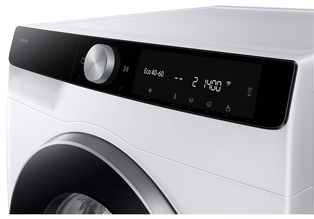 Samsung WW90DG6U25LKU4 fehér, elöltöltős, max.1400ford., 9 kg, mosógép