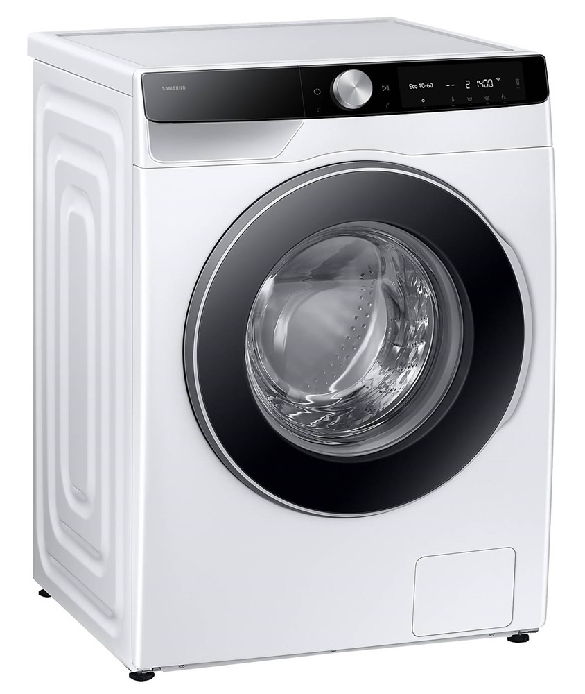 Samsung WW90DG6U25LKU4 fehér, elöltöltős, max.1400ford., 9 kg, mosógép (Újszerű)
