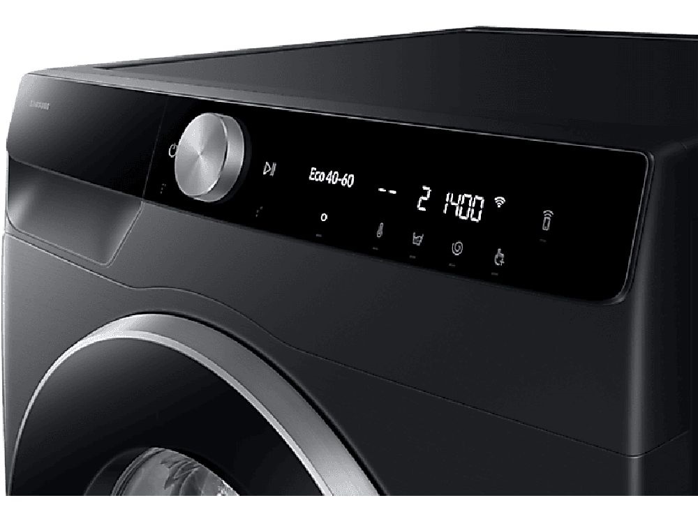 Samsung WW90DG6U85LBU4 fekete, elöltöltős, max.1400ford., 9 kg, mosógép