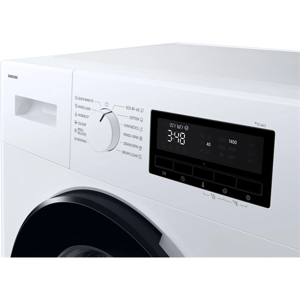 Samsung WW90FG3M05AWLE fehér, elöltöltős, keskeny, max.1400ford., 9 kg, mosógép