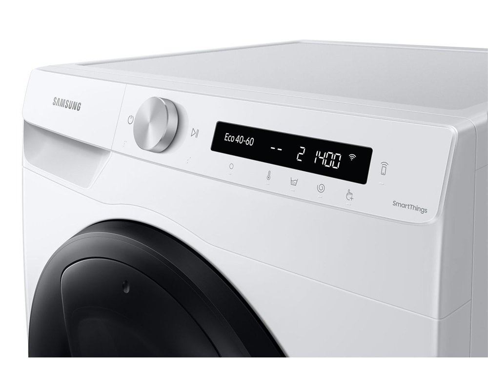 Samsung WW90T554DAW/S6 fehér, elöltöltős, max.1400ford., 9 kg, mosógép(Újszerű)