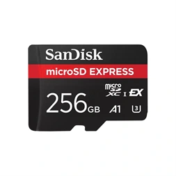 Sandisk 00226786 256GB SD micro Express (Class 10 U3) memóriakártya