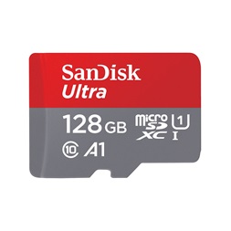 Sandisk 00215427 128GB SD micro Ultra (SDXC Class 10 UHS-I U1) memóriakártya