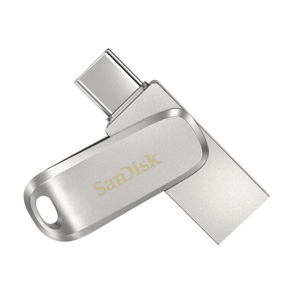 Sandisk 128GB USB3.1/Type-C Dual Drive Luxe Ezüst (186464) Flash Drive