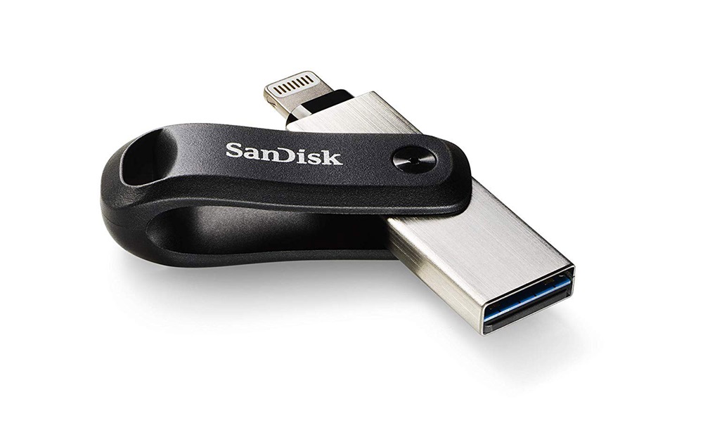 Sandisk 256GB USB3.0/Apple Lightning iXPAND GO Fekete-Ezüst (183589) Flash Drive