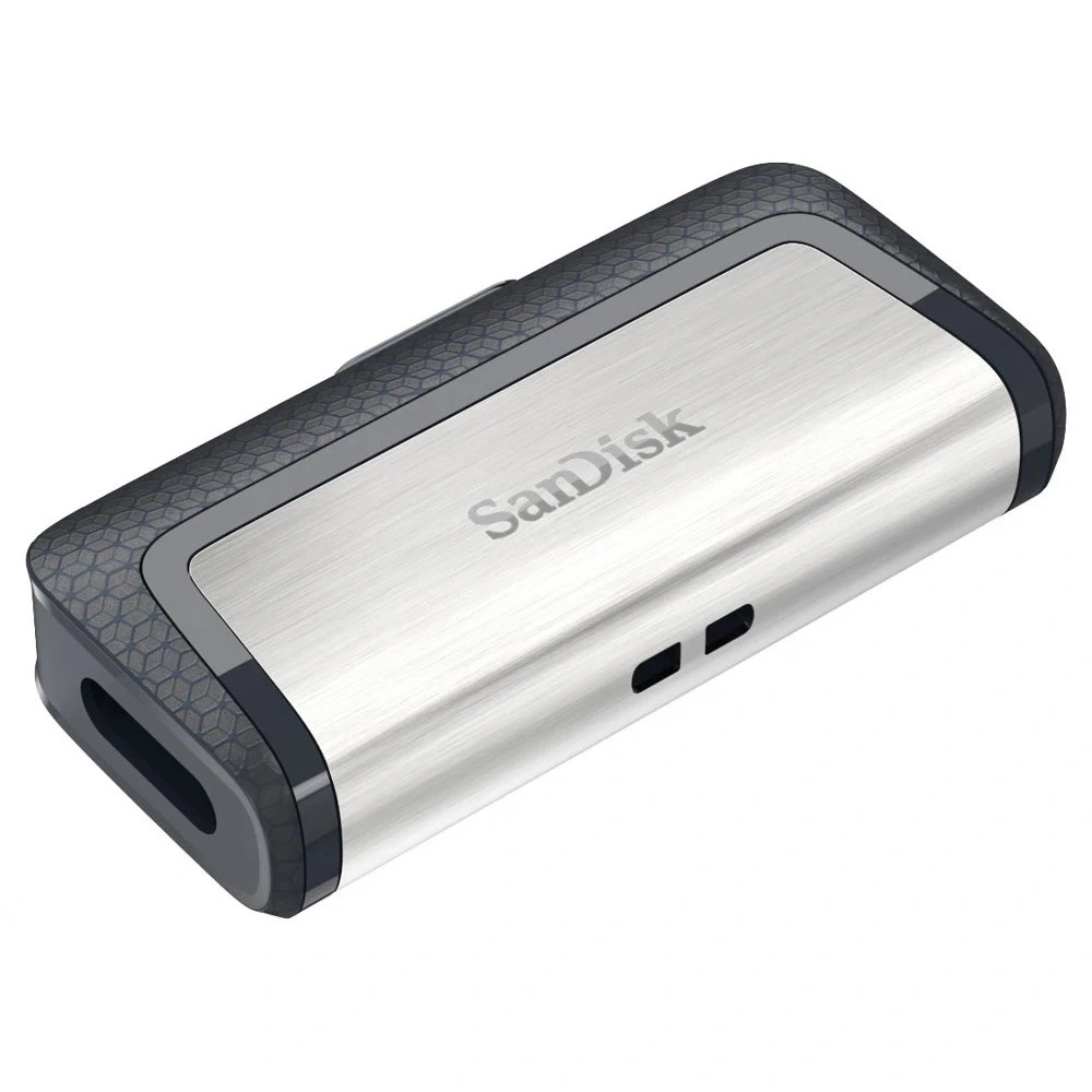 Sandisk 256GB USB3.0/Type-C Dual Drive Fekete-Ezüst (139778) Flash Drive