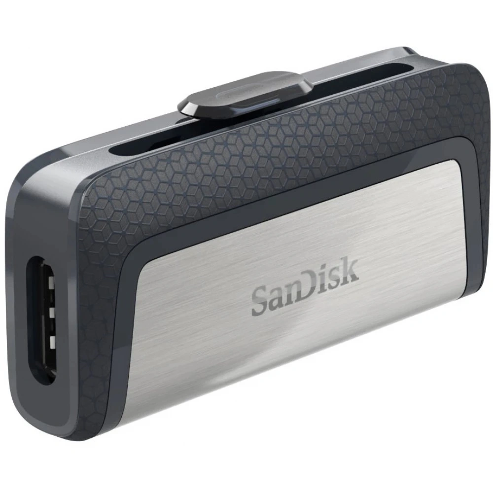 Sandisk 256GB USB3.0/Type-C Dual Drive Fekete-Ezüst (139778) Flash Drive