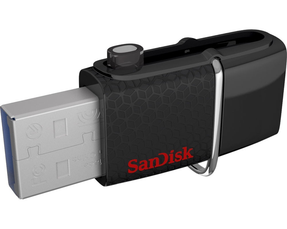 Sandisk 32GB USB3.0/Micro USB "Dual Drive" Fekete-Ezüst (173348) Flash Drive