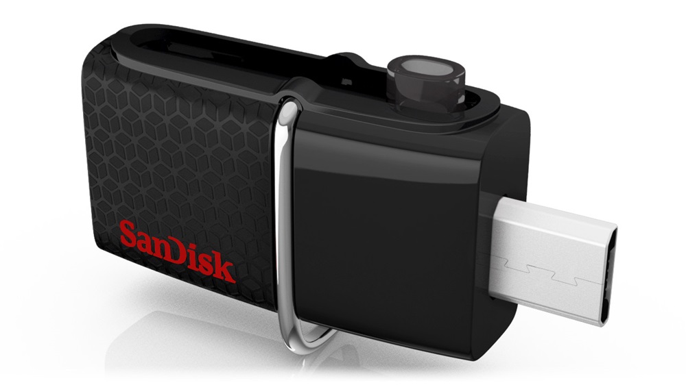 Sandisk 32GB USB3.0/Micro USB "Dual Drive" Fekete-Ezüst (173348) Flash Drive