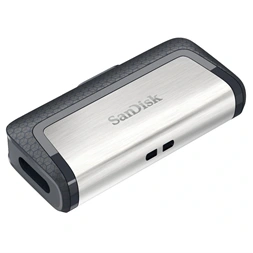 Sandisk 64GB USB3.0/Type-C Dual Drive Fekete-Ezüst (173338) Flash Drive
