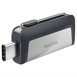 Sandisk 64GB USB3.0/Type-C Dual Drive Fekete-Ezüst (173338) Flash Drive
