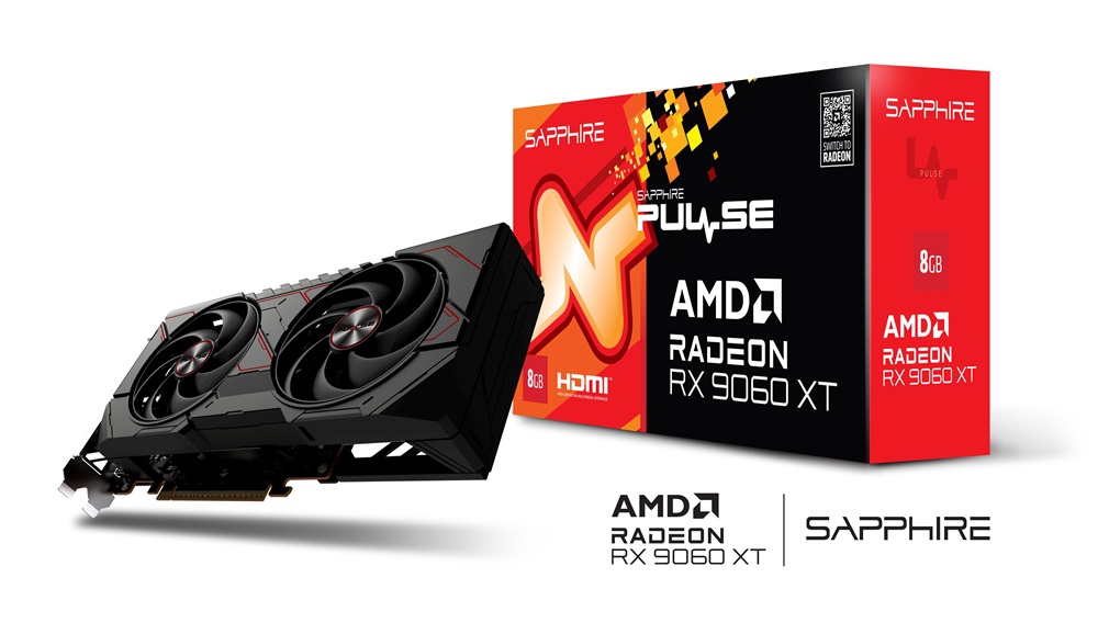 Sapphire AMD RX 9060 XT PULSE 8GB GDDR6 128bit PCIe videókártya