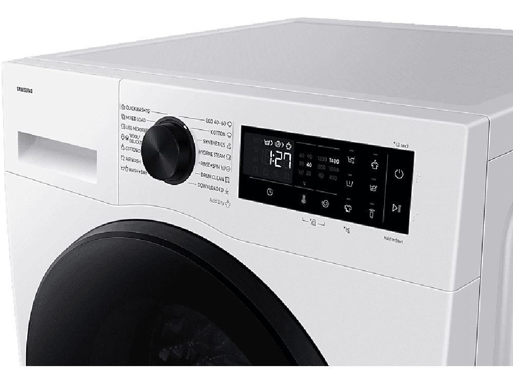 Samsung WD11DG5B15BELE fehér, elöltöltős, max.1400ford., 11 kg/6 kg, mosó-szárítógép
