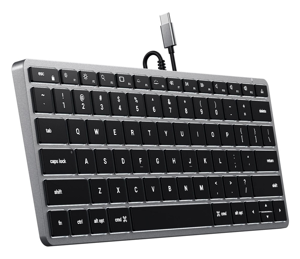 Satechi ST-UCSW1M Slim W1 US USB C asztroszürke billentyűzet