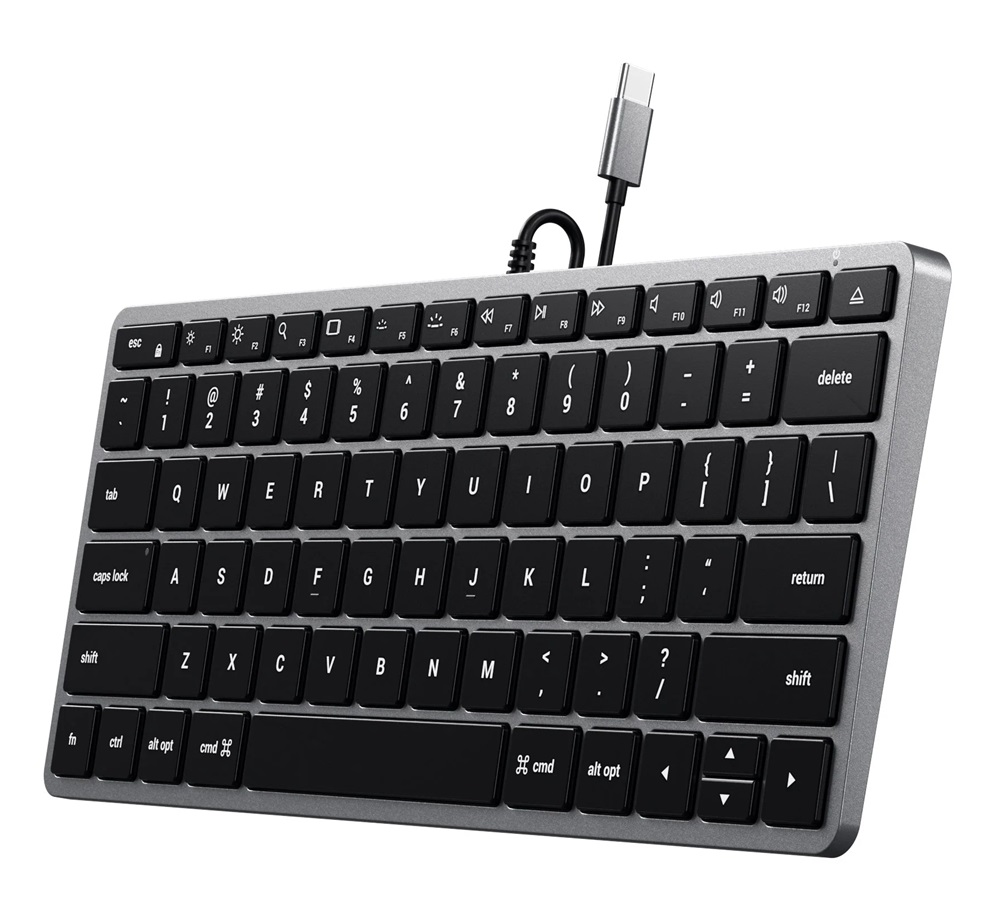 Satechi ST-UCSW1M Slim W1 US USB C asztroszürke billentyűzet