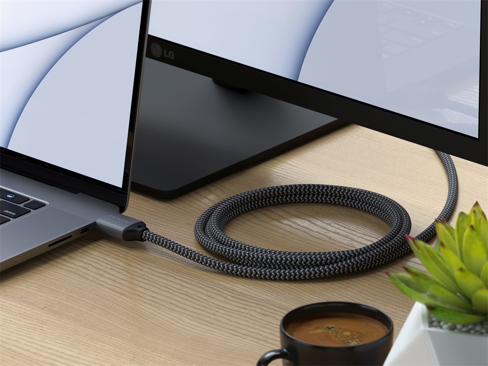 Satechi ST-8KHC2MM 2m 8K HDMI fekete kábel