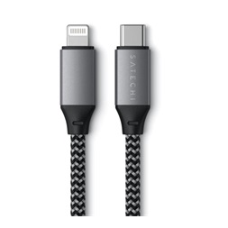 Satechi ST-TCL10M 25cm Type-C - Lightning asztroszürke kábel