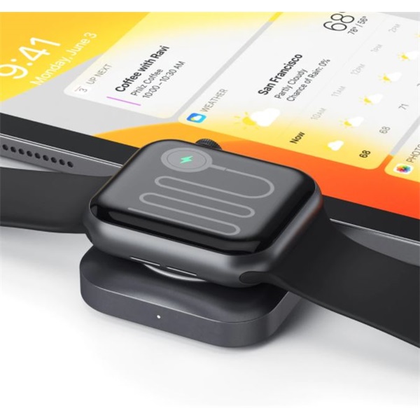 Satechi ST-TCMCAWM USB Type-C vezeték nélküli Apple Watch töltőállomás