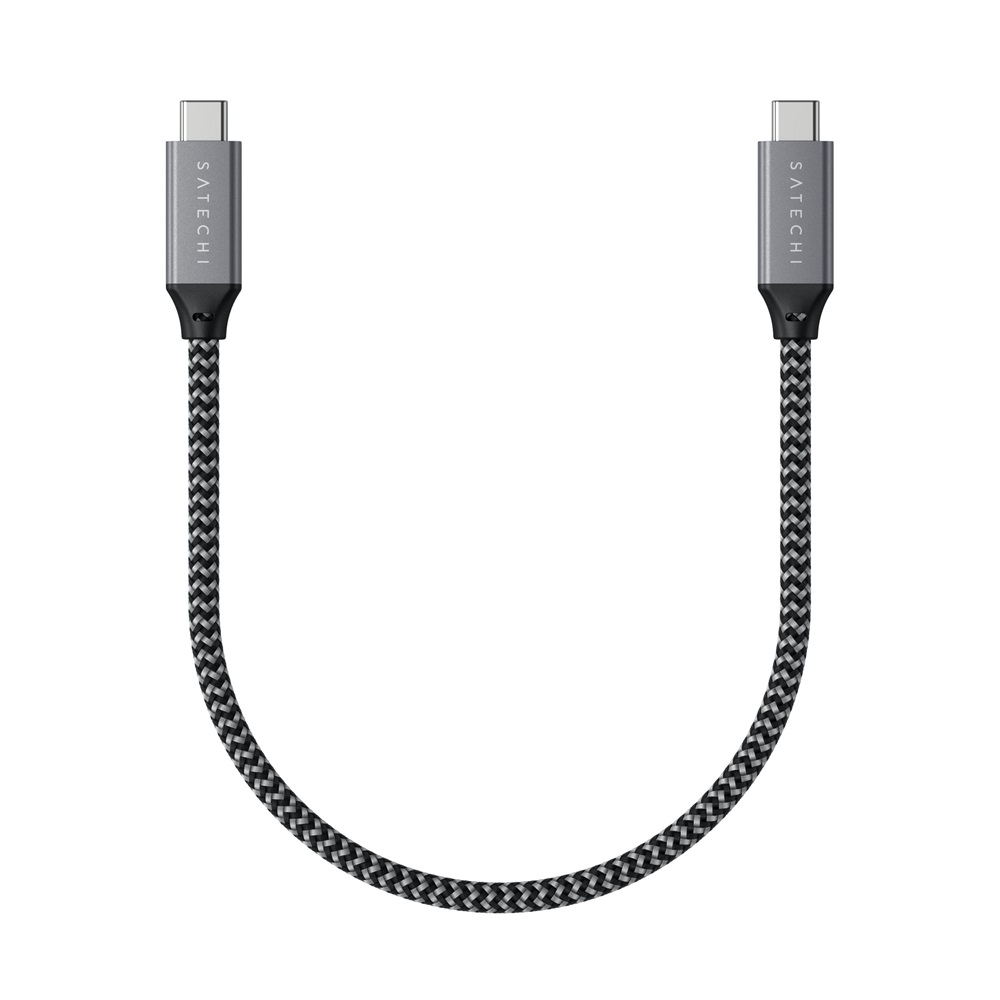 Satechi ST-U4C25M 25cm USB 4 szürke kábel