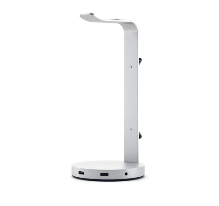 Satechi ST-UCHSHS aluminium ezüst headset állvány és USB hub