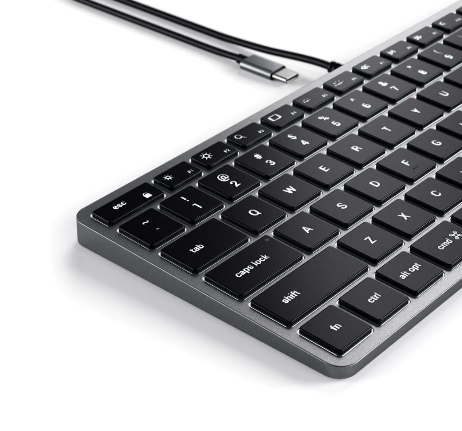 Satechi ST-UCSW1M Slim W1 US USB C asztroszürke billentyűzet