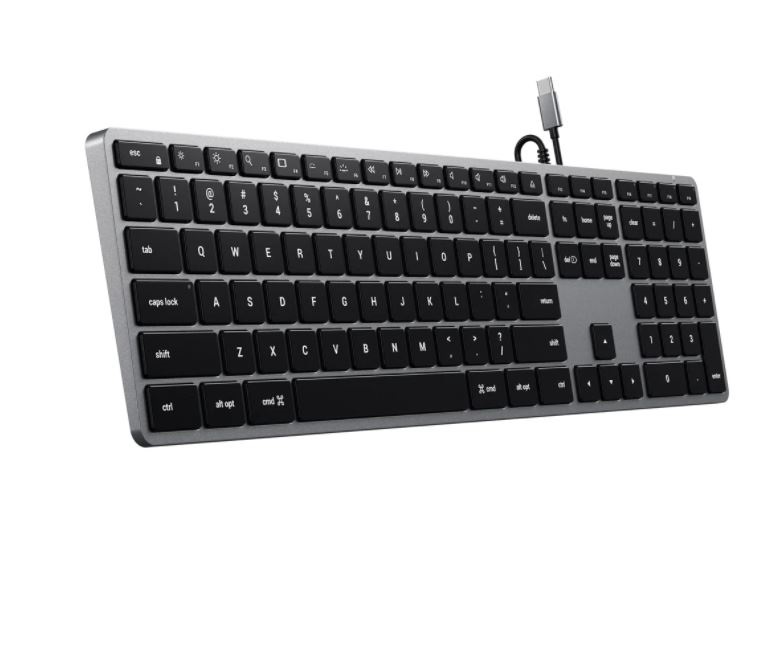 Satechi ST-UCSW3M Slim W3 US USB C asztroszürke billentyűzet