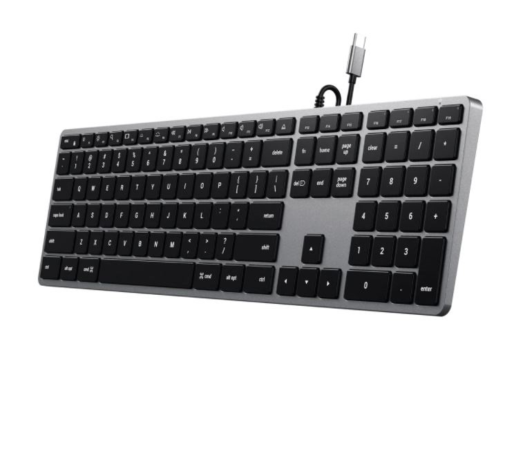 Satechi ST-UCSW3M Slim W3 US USB C asztroszürke billentyűzet