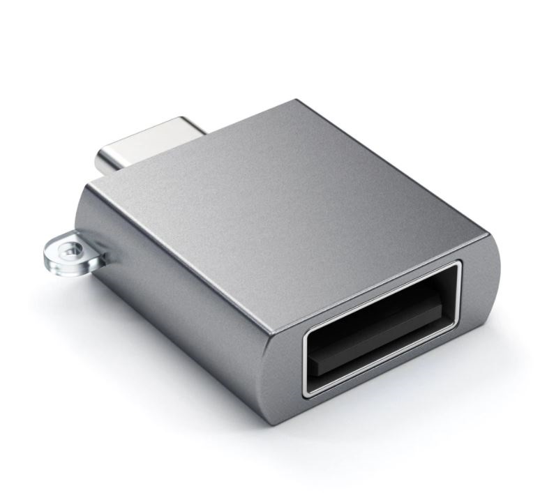 Satechi ST-TCUAM Type-C/USB asztroszürke adapter