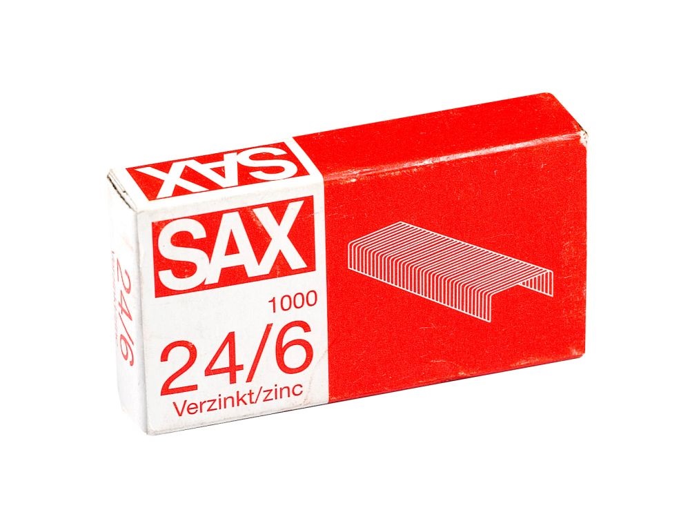 Sax 24/6 cink fűzőkapocs