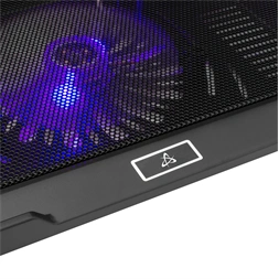 Sbox CP-19 fekete notebook hűtő