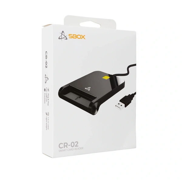 Sbox CR-02 USB smart ID kártyaolvasó