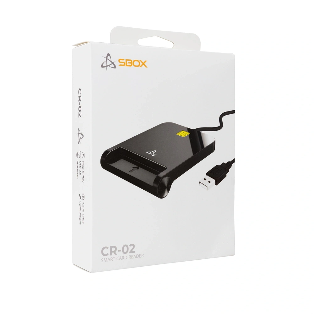 Sbox CR-02 USB smart ID kártyaolvasó