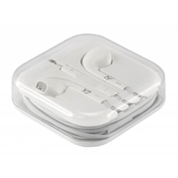 Sbox IEP-204W fehér mikrofonos fülhallgató