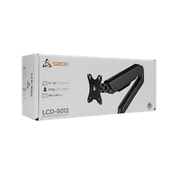 Sbox LCD-S012-2 17"-32" dönthető, forgatható asztali monitor tartó konzol