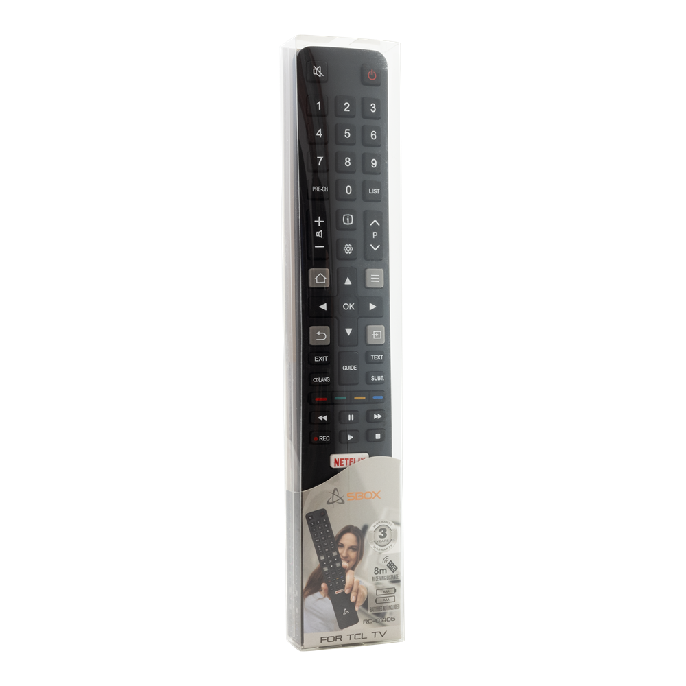 Sbox RC-01406 TCL TV távirányító