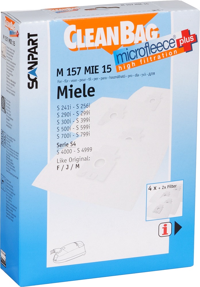 Scanpart 2682226157 M 157 MIE 15 - Miele S 300-500-700 porzsák