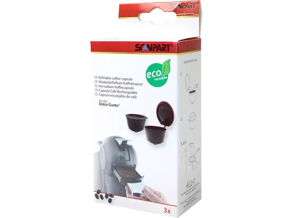 Scanpart 2790000477 Dolce Gusto újratölthető 3 db kávékapszula
