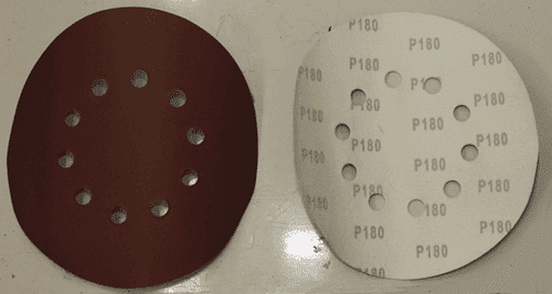 Scheppach 180-as 10db-os kör csiszolópapír készlet