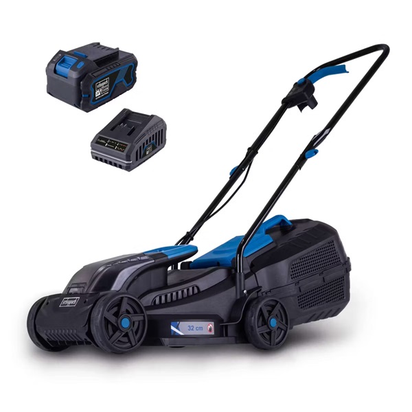 Scheppach BC-MP320-X-SET L akkus (akkuval és töltővel) fűnyíró