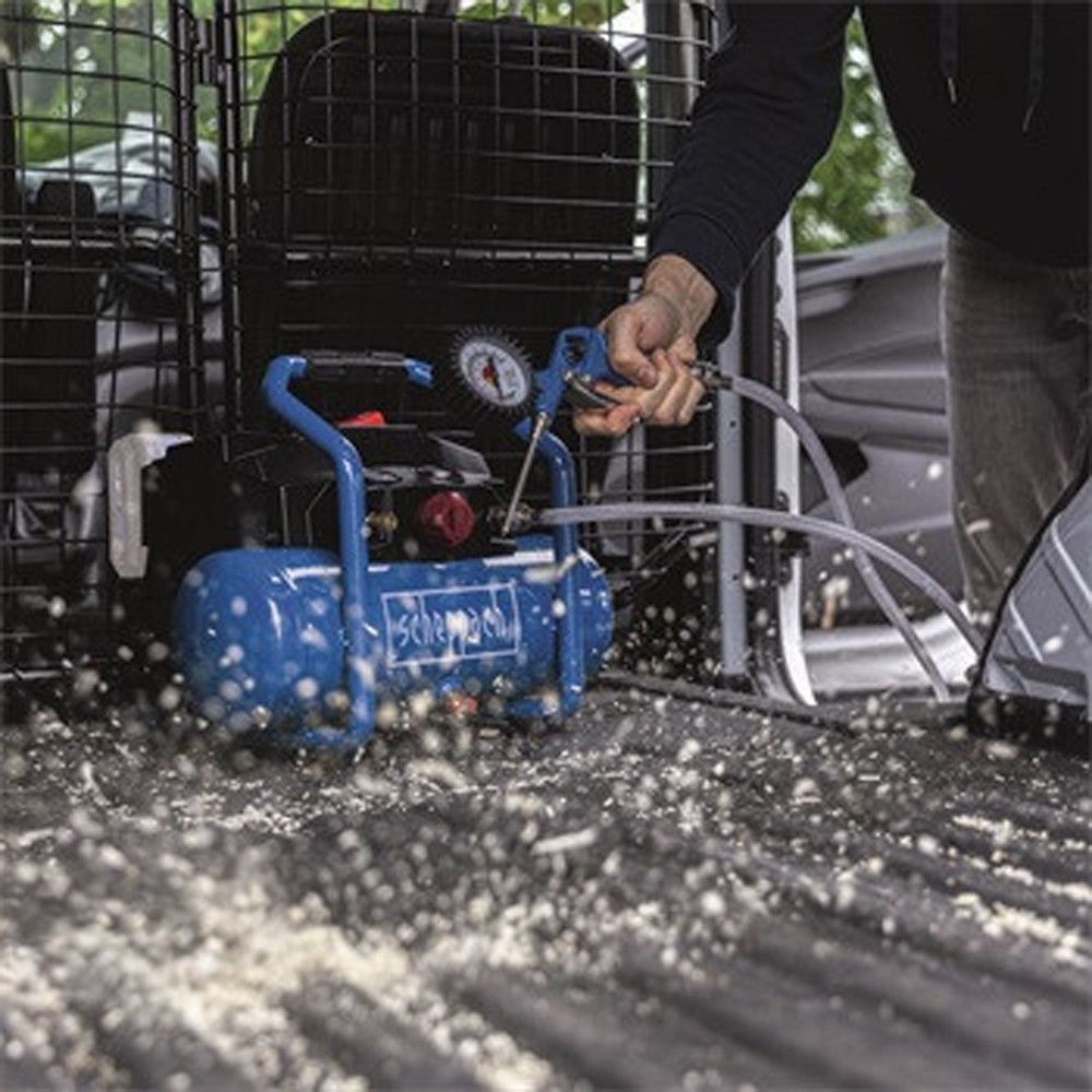 Scheppach C-ACT160/6-X 6 l, IXES 20 V (akku és töltő nélkül) akkus olajmentes kompresszor