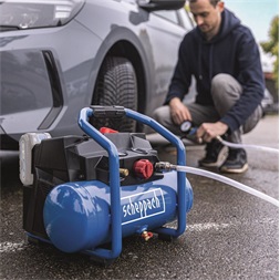 Scheppach C-ACT160/6-X 6 l, IXES 20 V (akku és töltő nélkül) akkus olajmentes kompresszor