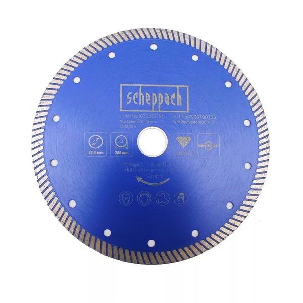 Scheppach FS 3600-hoz, professzionális, átm. 200/25,4 vágótárcsa