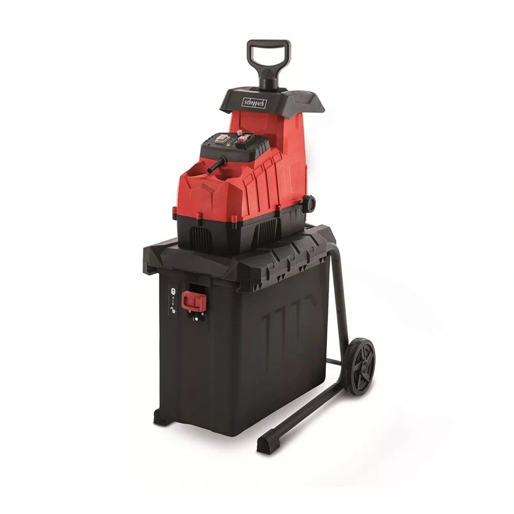 Scheppach GS 70 - 2800 W elektromos hengeres ágaprító gyűjtőedénnyel