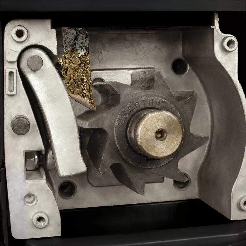 Scheppach GS 70 - 2800 W elektromos hengeres ágaprító gyűjtőedénnyel