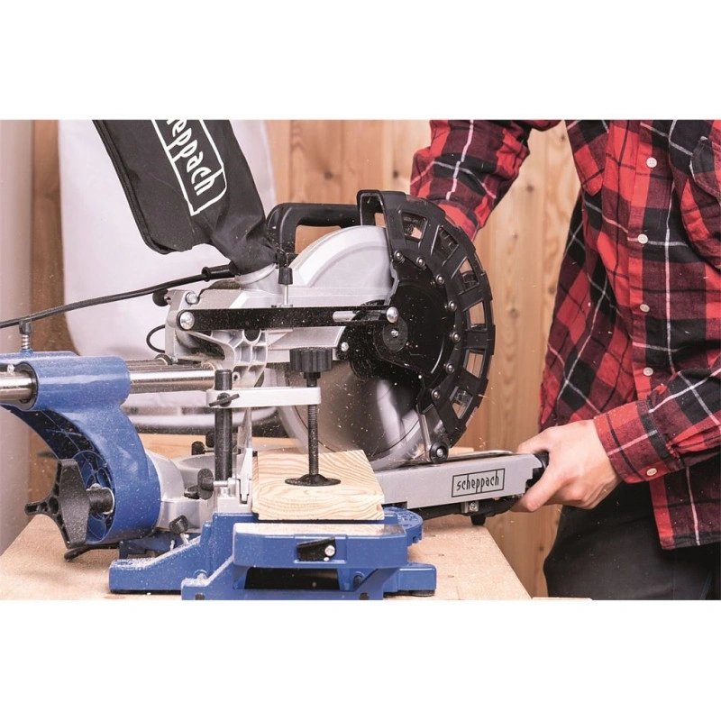 Scheppach HM 254 - gérvágó fűrész húzófunkcióval és lézerrel