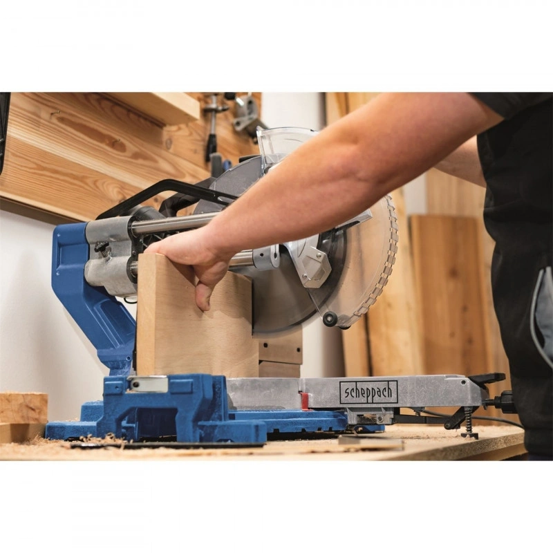 Scheppach HM 305 SL - gérvágó fűrész húzófunkcióval és lézerrel