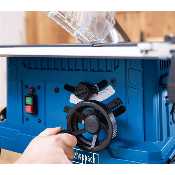 Scheppach HS 254 - asztali körfűrész + ajándék 2. fűrészlap 48 f.