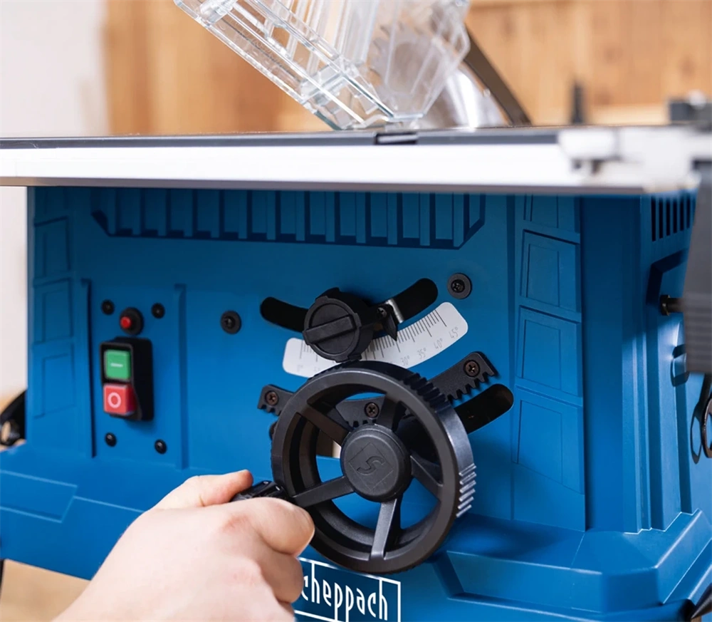 Scheppach HS 254 - asztali körfűrész + ajándék 2. fűrészlap 48 f.